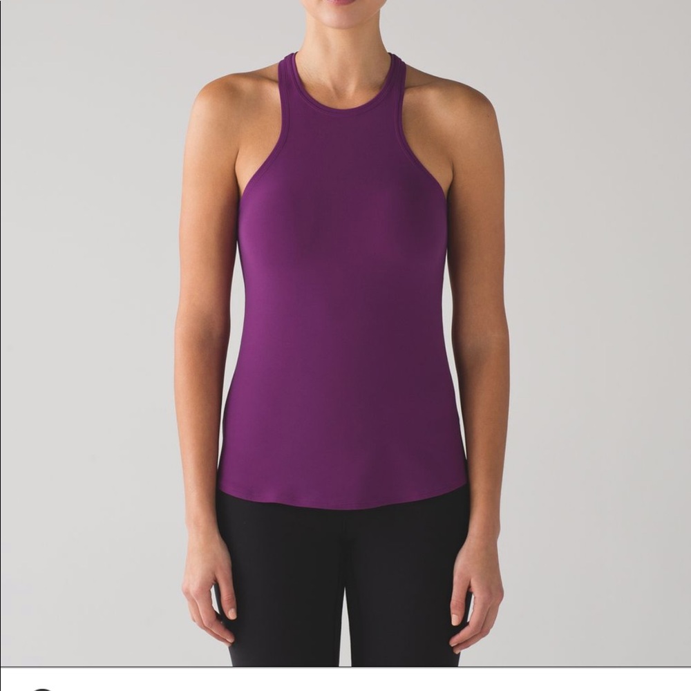 LULULEMON purple simply bare tank